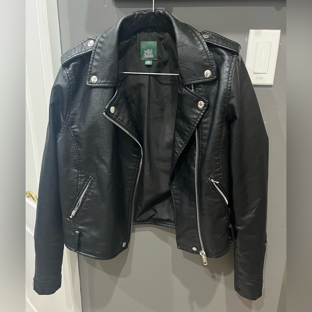 Wild Fable Black bomber Jacket